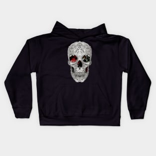 Lace Skull 2 Light Kids Hoodie